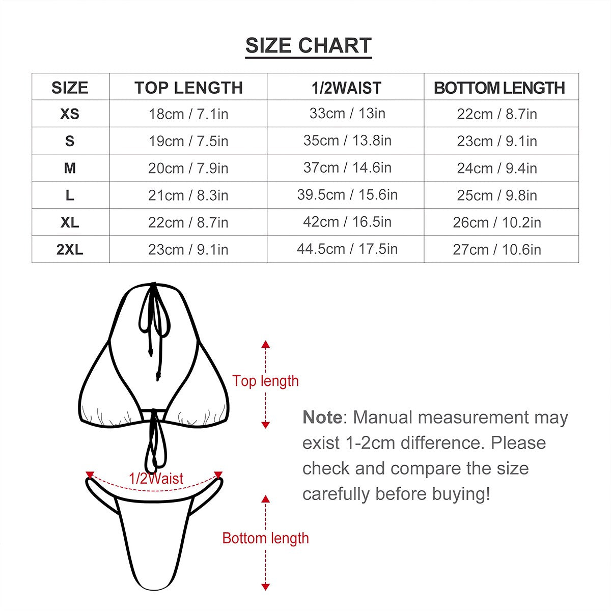 "Category 5" - Triangle Bikini